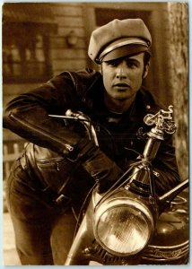 M-36863 The Wild One Marlon Brando on Motorcycle as Johnny Strabler