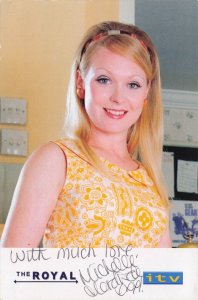 Michelle Harwick as Lizzie Hopwick The Royal Hand Signed Cast Card Photo