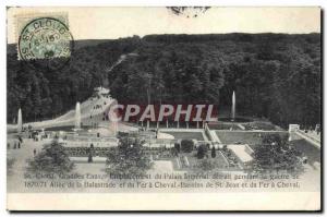 Postcard Old St Cloud Fountains Location Du Palais Imperial