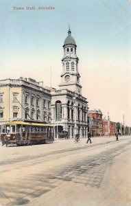 Town Hall, Adelaide, Australia, Early Postcard, Unused