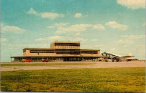 Postcard Cedar Rapids Municipal Airport, Iowa
