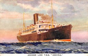 TSS Assyria Anchor Line Ship Unused 