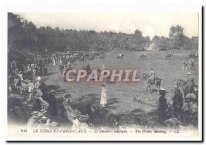 Le Touquet Paris Plage Old Postcard The Horse Show (reproduction)