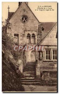 Old Postcard ND Behuard L & # 39Escalier Facade Of The Virgin And Du Logis Du...