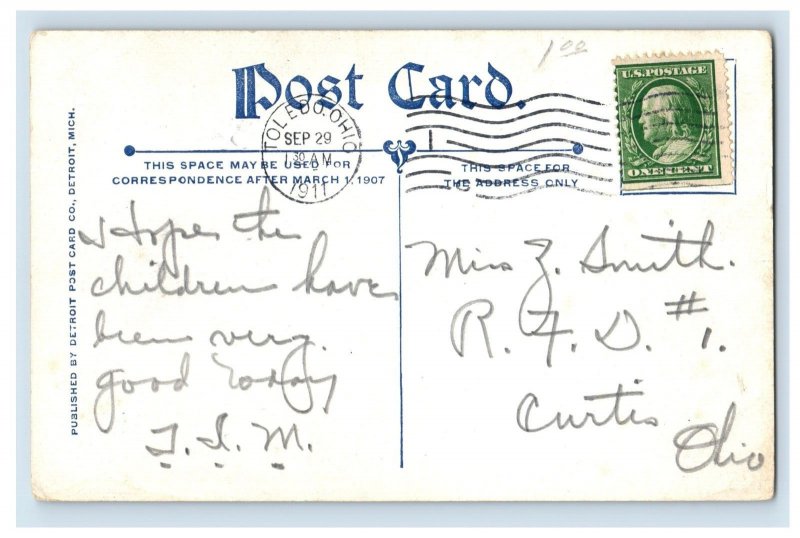 1910s Nasby Building Toledo Ohio Postcard P133E