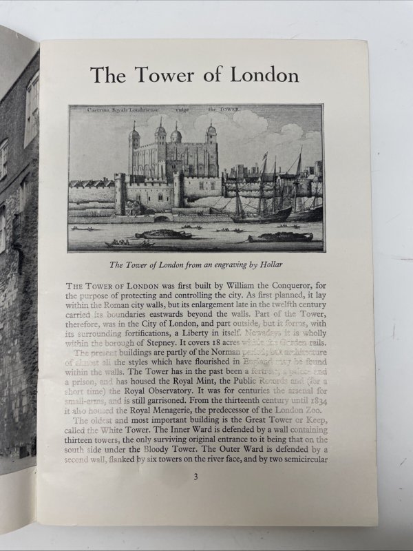 The Tower of London - Ministry of Public Building and Works Guide-Book (1963)