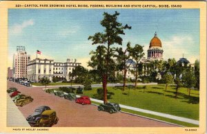 Postcard HOTEL SCENE Boise Idaho ID AM5670