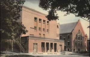 Elyria Ohio OH Theatre c1910 Postcard