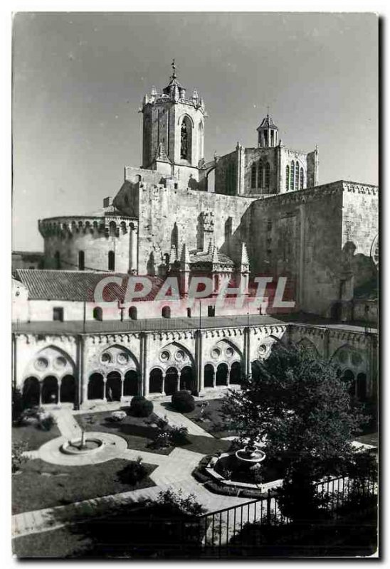 Postcard Modern Tarragona Catedral Vista desde el cloister