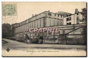 Postcard Old Jail Central House Riom