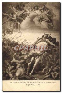 Postcard Old Frescoes Pantheon Vow of Clovis