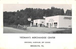 Brooklyn Pennsylvania Yeomans Merchandise Center Antique Postcard K99294