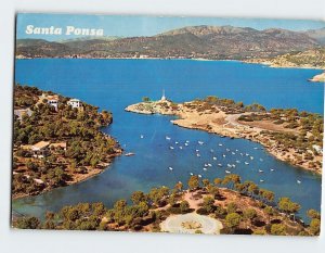 Postcard Vista de un ade sus caletas, Santa Ponsa, Spain