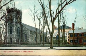 Massachusetts Lowell St Anne's Church 1913