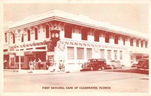 Clearwater Florida First National Bank Vintage Postcard AA23021