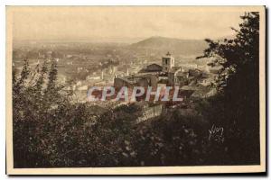 Postcard Old La Douce France French Riviera Hyeres Saint Paul's Church and th...