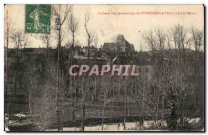 Old Postcard Vallee and panoramic view of the city Pithiviers and Forte house