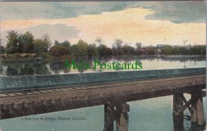 Canada Postcard - A View From The Bridge, Preston, Cambridge, Ontario RS31803