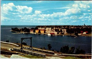 Postcard PIER SCENE Kingston Ontario ON AK8502