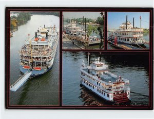 M-213552 Steam Boats in Tennessee's Rivers USA