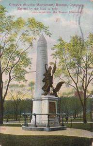 Massachusetts Boston Crispus Attucks Monument 1913