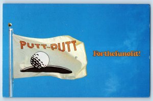 1979 Putt Putt Flag Miniature Golf For The Fun O Fit Columbus Ohio OH Postcard