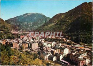 Postcard Modern Andorra la Vella (Alt 1029 m) Valls d'Andorra Capital of the ...