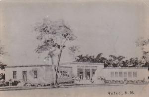 San Juan County Court House Aztec New Mexico Real Photo