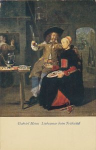 Gabriel Metsu Liebespaar beim Fruestueck Koeniglichen Sammlungen Dresden