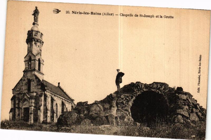CPA NÉRIS-les-BAINS - Chapelle de St-Joseph et la Grotte (262654)