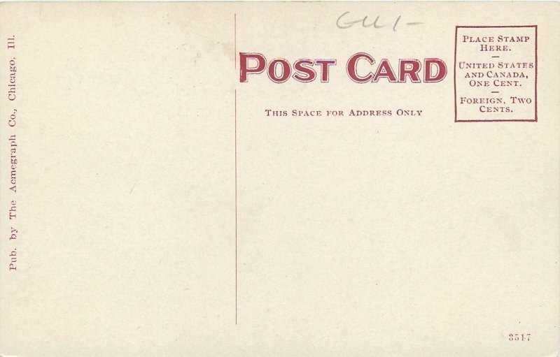 Warren Ohio~First United Methodist Episcopal Church~1910 Postcard