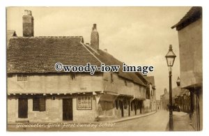 tq2738 - Girls' First Sunday School, Park Street in Gloucester - Postcard