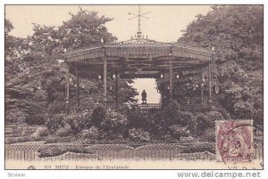 METZ , France , PU-1928 ; Kiosque de l'Esplanade