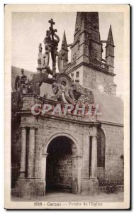 Old Postcard Carnac Porch Church I