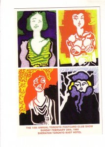 Great Canadian Postcard Exposition 14th 1995, Toronto Ontario, Fine Art Women