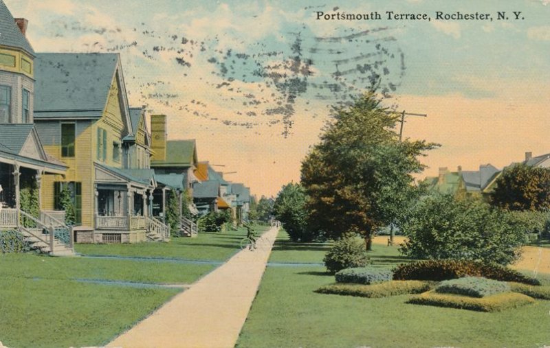 Rochester NY, New York - Homes at Portsmouth Terrace - pm 1912 - DB