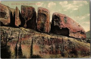 Cave Rocks in the City of Rocks ID Vintage Postcard B77 