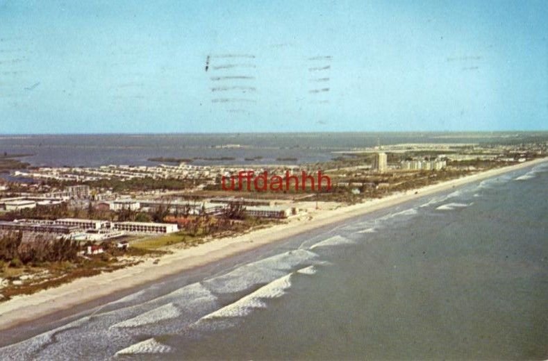 THE WORLD'S BEST BEACH - COCOA BEACH, FL five miles open for driving 1966