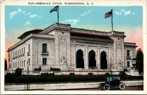 Vtg 1920s Pan American Union Building Washington DC Unused Postcard