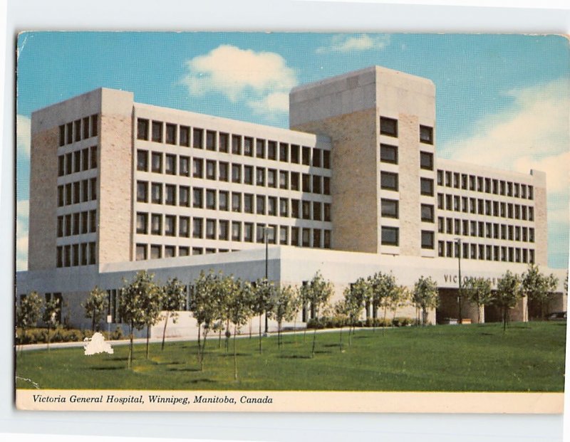 Postcard Victoria General Hospital, Winnipeg, Canada