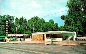 Daytona Beach FL Florida BUSY BEE CAR WASH Gas Pumps~VW Bug ADVERTISING Postcard