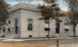 Post Office Anderson Indiana 1915 postcard