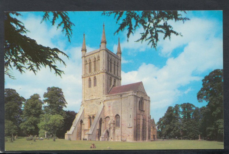 Worcestershire Postcard - The Abbey, Pershore  T7192