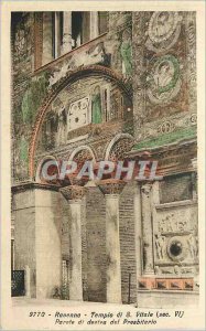 Postcard Old Ravello Temple of S Vitale (dry VI) Parete di destra del Presbytery