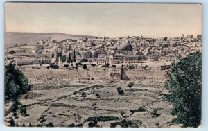 JERUSALEM General View ISRAEL 1908 Postcard