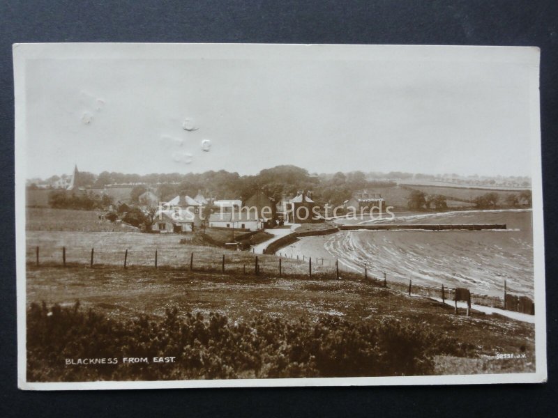 Scotland BLACKNESS from East c1926 RP Postcard by Paterson Snell, Post Office