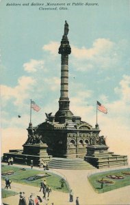 Cleveland, Ohio - Soldiers and Sailors Monument at the Public Square - DB