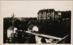 CPA Boussac Pont sur la Petite Creuse et le Chateau FRANCE (1050654)