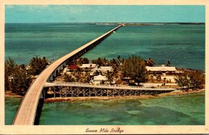 Florida Keys Seven Mile Bridge Over Pigeon Key 1963