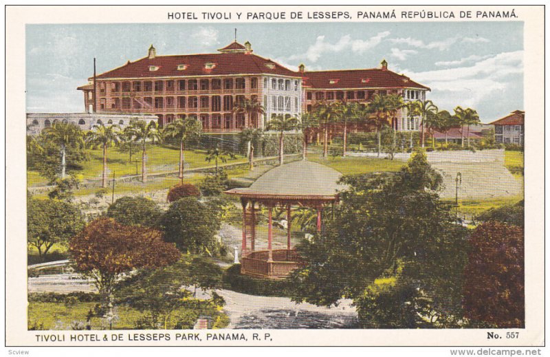 REPUBLIC OF PANAMA, 1910-1920s; Tivoli Hotel & De Lesseps Park